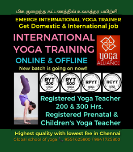 International Yoga training